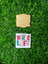 Load image into Gallery viewer, Nurse Life Christmas Acrylic Blank & Decal Set