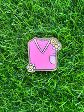 Load image into Gallery viewer, Floral Disco Nurse Acrylic Blank & Decal Set