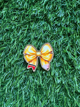 Load image into Gallery viewer, Teacher Pencil Bow Acrylic Blank & Decal Set