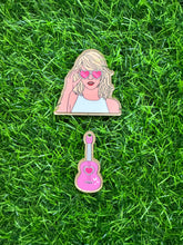 Load image into Gallery viewer, Pop Star With Heart Glasses Acrylic Blank & Decal Set