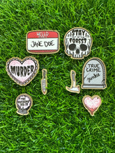 Load image into Gallery viewer, True Crime Collection Acrylic Blank & Decal Set