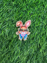 Load image into Gallery viewer, Bubble Gum Bunny Acrylic Blank & Decal Set