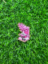 Load image into Gallery viewer, Lab Life Pink or Black Microscope Acrylic Blank & Decal Set