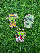 Load image into Gallery viewer, Green Face Character Acrylic Blank & Decal Set