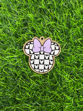 Load image into Gallery viewer, Checkered Mouse Head Collection Acrylic Blank & Decal Set Collection