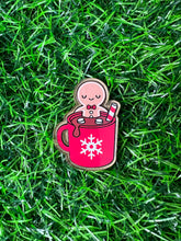 Load image into Gallery viewer, Hot Coco Gingerbread Man Acrylic Blank & Decal Set