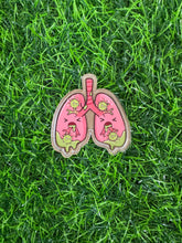 Load image into Gallery viewer, Lungs With Mucus Shaker Acrylic Blank & Decal Set