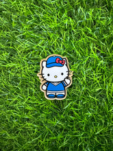 Load image into Gallery viewer, Baseball Cat Character Acrylic Blank & Decal Set
