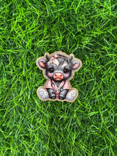 Load image into Gallery viewer, Pink Medical Cow Acrylic Blank & Decal Set