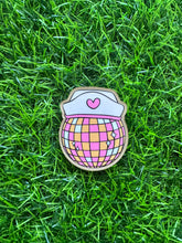 Load image into Gallery viewer, Floral Disco Nurse Acrylic Blank & Decal Set