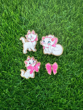 Load image into Gallery viewer, White Cartoon Cat Acrylic Blank & Decal Set