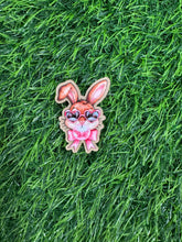 Load image into Gallery viewer, Bubble Gum Bunny Acrylic Blank & Decal Set