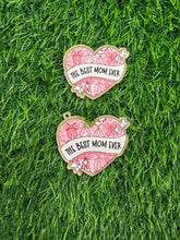 Load image into Gallery viewer, The Best Mom Ever Heart Collectin Acrylic Blank & Decal Set
