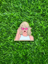 Load image into Gallery viewer, Pop Star With Heart Glasses Acrylic Blank & Decal Set