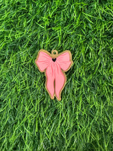 Load image into Gallery viewer, Black Heart Pink Bow Collection Acrylic Blank & Decal Set