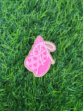 Load image into Gallery viewer, Pink Summer Shells Acrylic Blank & Decal Set