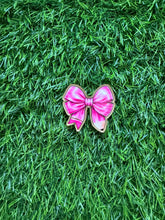 Load image into Gallery viewer, Teacher Pencil Bow Acrylic Blank & Decal Set