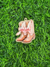 Load image into Gallery viewer, Cowgirl Cowprint Acrylic Blank & Decal Set Collection