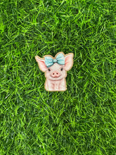 Load image into Gallery viewer, Cute Pig With Bow Acrylic Blank & Decal Set