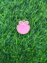 Load image into Gallery viewer, Pink Summer Shells Acrylic Blank & Decal Set