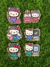 Load image into Gallery viewer, Medical Cat Character Collection Acrylic Blank & Decal Set