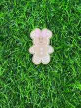 Load image into Gallery viewer, Gingerbread Mouse Characters Acrylic Blank & Decal Set
