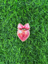 Load image into Gallery viewer, Shimmer Strawberry Acrylic Blank & Decal Set