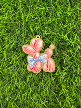 Load image into Gallery viewer, Red White Blue 4th of July Balloon Animal Acrylic Blank & Decal Set Collection