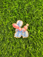 Load image into Gallery viewer, Red White Blue 4th of July Balloon Animal Acrylic Blank & Decal Set Collection