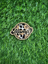 Load image into Gallery viewer, Mama Sunflower Cowprint Acrylic Blank & Decal Set Collection