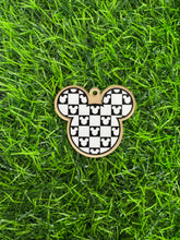 Load image into Gallery viewer, Checkered Mouse Head Collection Acrylic Blank & Decal Set Collection