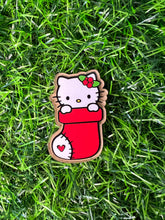 Load image into Gallery viewer, Christmas Cat Character Acrylic Blank & Decal Set