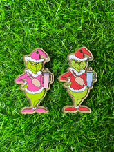 Load image into Gallery viewer, Basic Mean Green Keychain Ornament With Hole Acrylic Blank & Decal Set