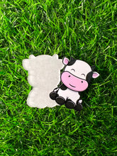 Load image into Gallery viewer, Cute Cow Acrylic Blank & Decal Set