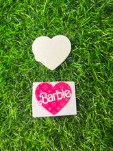 Load image into Gallery viewer, B Girl Heart Acrylic Blank & Decal Set