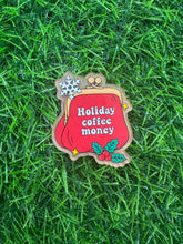 Load image into Gallery viewer, Holiday Coffee Money Acrylic Blank &amp; Decal Set
