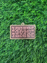 Load image into Gallery viewer, Emotional Support Chocolate Acrylic Blank &amp; Decal Set
