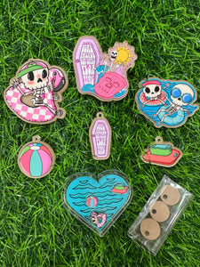 Acrylic Blank Summer-Ween Box