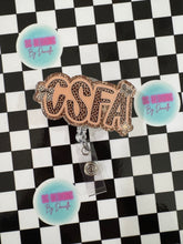 Load image into Gallery viewer, Leopard Print Nurse Retractable Badge Reel

