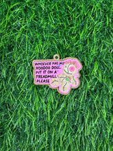 Load image into Gallery viewer, Whoever Has My Voodoo Doll Acrylic Blank &amp; Decal Set
