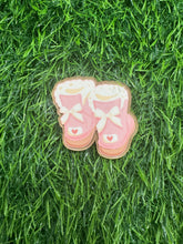 Load image into Gallery viewer, Pink Winter Boots Acrylic Blank &amp; Decal Set Collection
