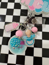 Load image into Gallery viewer, NICU Baby Feet Retractable Badge Reel
