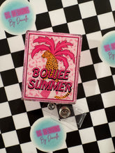 Load image into Gallery viewer, Boujee Summer Retractable Badge Reel
