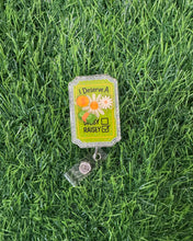 Load image into Gallery viewer, I Deserve A Raisey Shaker Retractable Badge Reel
