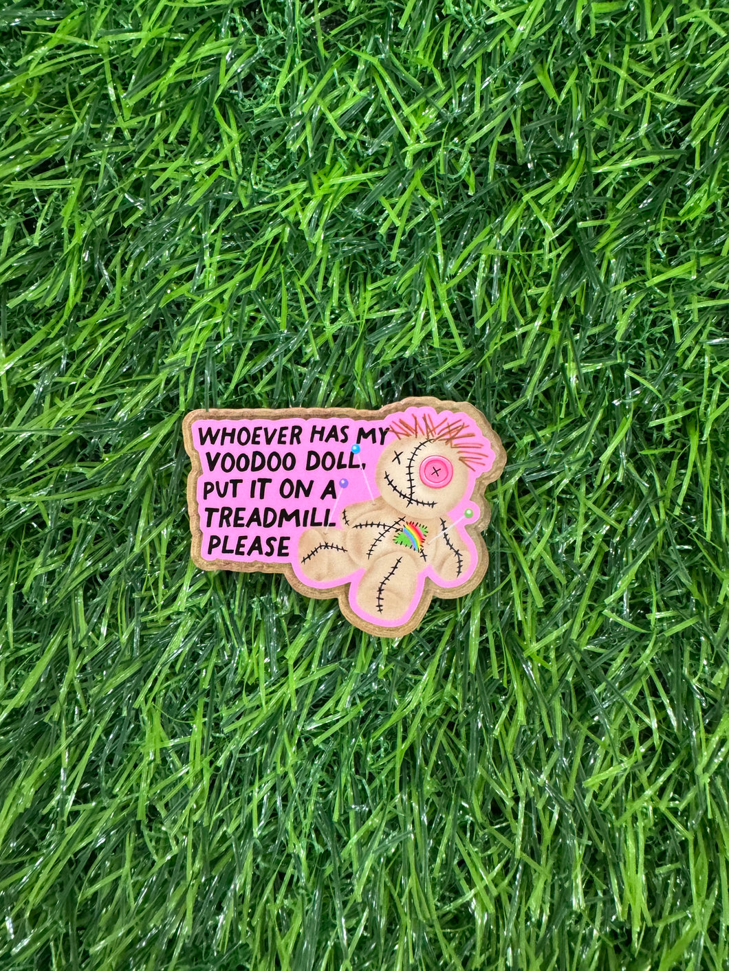 Whoever Has My Voodoo Doll Acrylic Blank & Decal Set