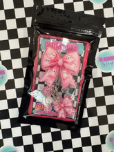 Load image into Gallery viewer, Pink Ghost Bow Retractable Badge Reel
