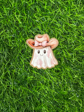 Load image into Gallery viewer, Fall Halloween Pink Cowgirl Acrylic Blank &amp; Decal Set Collection
