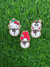 Load image into Gallery viewer, Snowman Cat Character &amp; Friends Acrylic Blank &amp; Decal Set
