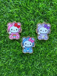Cat Bear Character Acrylic Blank & Decal Set