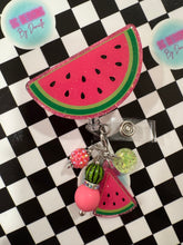 Load image into Gallery viewer, Watermelon Retractable Badge Reel
